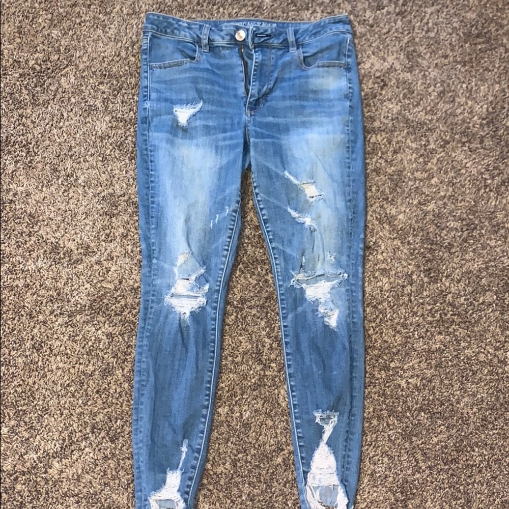 American Eagle Distressed Skinny Jeans
